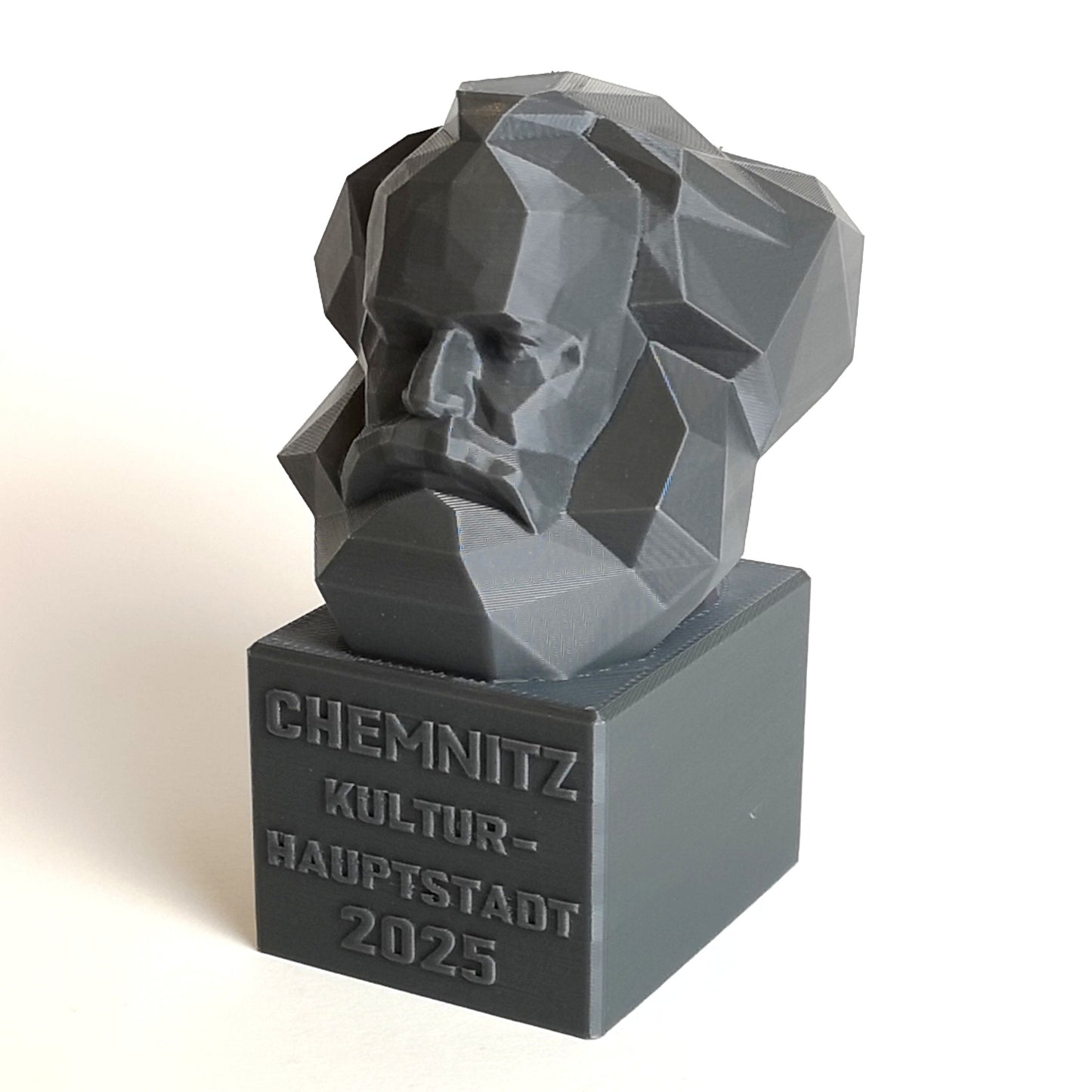 Karl Marx head miniature figure