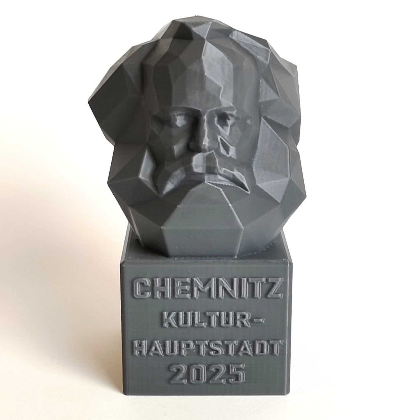 Karl Marx head miniature figure