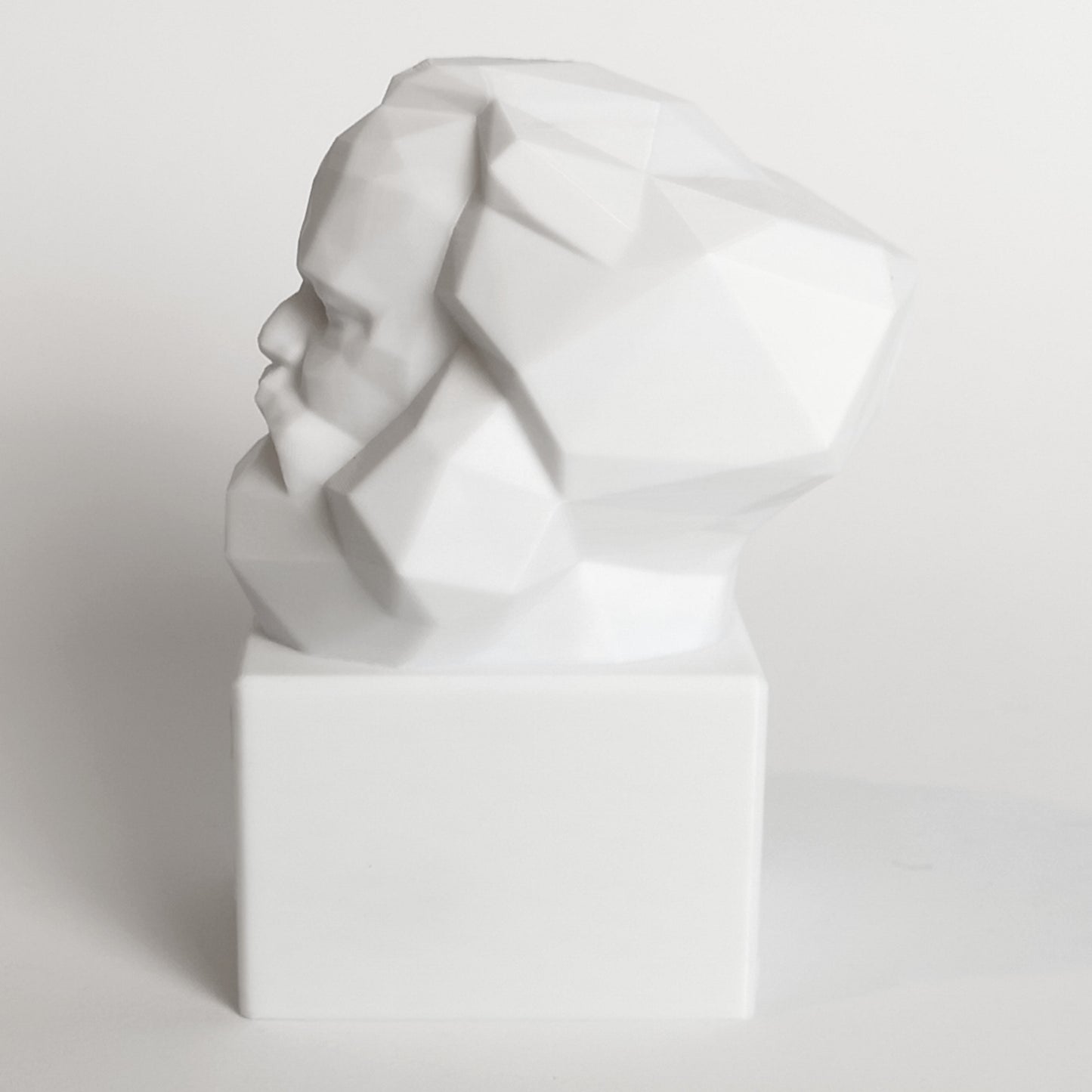 Karl Marx head miniature figure