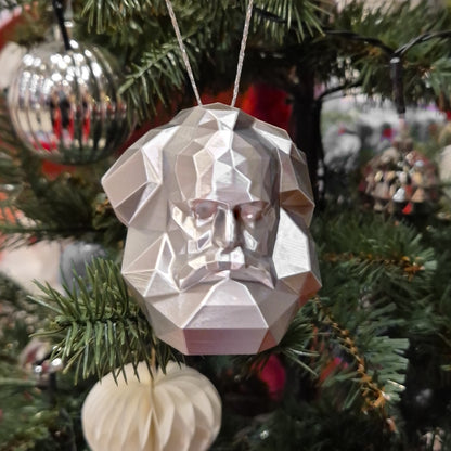 Karl-Marx-Kopf Weihnachtsbaumschmuck