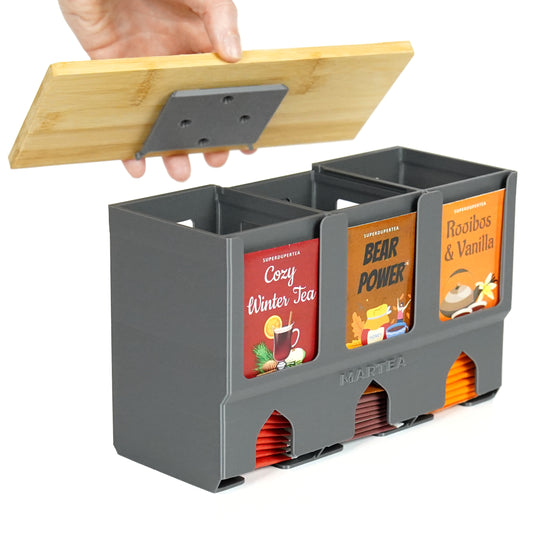 Holzdeckel für Teebeutelspender