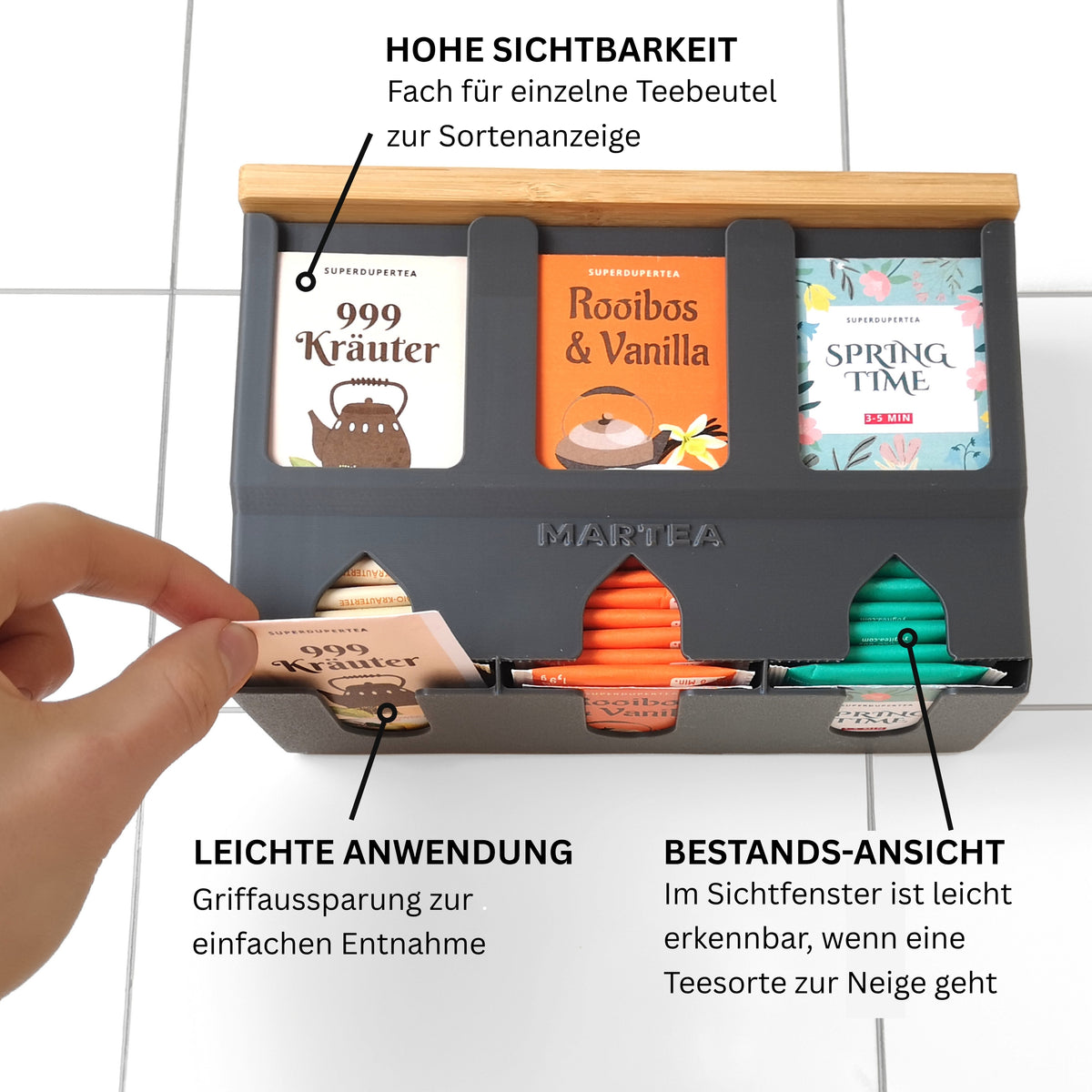 Teebeutelspender_Wand_vertikal_hochkant_stehend_uebereinander